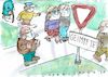 Cartoon: geimpft (small) by Jan Tomaschoff tagged corona,impfung,grundrechte