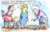 Cartoon: Generationen (small) by Jan Tomaschoff tagged generartionen,staatsschulden,alterspyramide