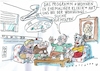 Cartoon: Klinik (small) by Jan Tomaschoff tagged krankenhausreform,wohnungsnot