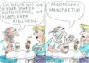 Cartoon: Manufaktur (small) by Jan Tomaschoff tagged forzschritt,tradition