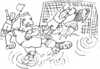 Cartoon: Netz (small) by Jan Tomaschoff tagged sport,fußball,fisch,netz,fussball,torwart