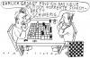 Cartoon: Schachbrett (small) by Jan Tomaschoff tagged schachbrett politisch korrekt