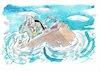 Cartoon: Sintflut (small) by Jan Tomaschoff tagged büro,bürokratie,kapitän,klimawandel,sturmflut,steigende,meereshöhe,beamter,umwelt,co2,klima