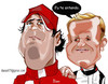 Cartoon: Felipe Massa e Rubinho (small) by MRDias tagged caricature,charge