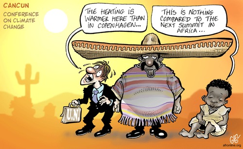 Cartoon: Climate Change (medium) by Damien Glez tagged climate,change,cancun