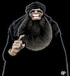 Cartoon: Abu Bakr al-Baghdadi (small) by Damien Glez tagged abu,bakr,al,baghdadi,isis,iraq,terrorism,islamism
