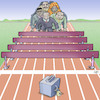Cartoon: Election campaign (small) by Damien Glez tagged election,campaign,elections,democracy