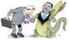 Cartoon: Emmerson Mnangagwa (small) by Damien Glez tagged zimbabwe,president,africa,emmerson,mnangagwa,crocodile