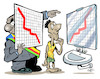 Cartoon: False growth (small) by Damien Glez tagged false,growth,deception,economy,poverty
