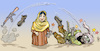 Cartoon: Malala (small) by Damien Glez tagged malala,islamist,nobel,prize,peace,pakistan