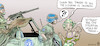 Cartoon: Peacekeeping Force (small) by Damien Glez tagged united,nations,peacekeeping,forces