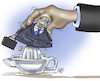 Cartoon: Taxes (small) by Damien Glez tagged taxes,economy
