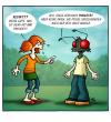 Cartoon: Pubertät (small) by volkertoons tagged volkertoons,dornemann,pubertät,jugendliche,youth,pickel,akne,mutant,fliege,fly,flies,humor