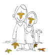 Cartoon: Herbst (small) by Hayati tagged sonbahar,paar,blaetter,herbst,autumn,liebe,romantik,romantisches,hayati,boyacioglu,berlin