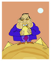 Cartoon: Pyramid Kebap (small) by Hayati tagged husnu mubarak pyramid kebap piramit pyramide misir egypt egypten crisis hayati boyacioglu