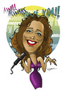 Cartoon: GOOD BYE WHITNEY!! (small) by donquichotte tagged whtny