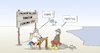 Cartoon: Crusoe (small) by Marcus Gottfried tagged insel,robinson,crusoe,einreise,corona,test,massentest,grenze,verkehr,impfung,infektion,freitag