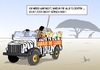 Cartoon: Safari (small) by Marcus Gottfried tagged safari,giraffe,auto,affenbrotbaum,akazie,marcus,gottfried,cartoon,karikatur,europa,abschotten,lampedusa,not,flüchtling,einigeln,einwanderer,einwanderung,afrika,boatpeople,bootsflüchtling,ertrinken,frontex,grenze,tour,reise
