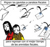 Cartoon: migraciones fiscales (small) by LaRataGris tagged corrupcion