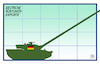 Cartoon: Anstieg Rüstungsexporte (small) by Harm Bengen tagged deutsche,rüstungsexporte,anstieg,wirtschaft,waffen,krieg,jemen,leopard,panzer,harm,bengen,cartoon,karikatur