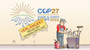 Cartoon: COP27-Verlängerung (small) by Harm Bengen tagged cop27,cop,verlängerung,klimakonferenz,klimawandel,ägypten,plakatkleber,arbeiter,harm,bengen,cartoon,karikatur