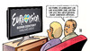 Cartoon: ESC 2013 (small) by Harm Bengen tagged unbeliebt,europa,geld,schenken,deutschland,eurovision,song,contest,harm,bengen,cartoon,karikatur