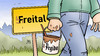 Cartoon: Freital (small) by Harm Bengen tagged freital,fluechtlinge,asyl,heim,nazis,rechts,bachmann,pegida,hakenkreuz,farbe,ortsschild,harm,bengen,cartoon,karikatur