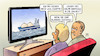 Cartoon: LNG-Schiffe (small) by Harm Bengen tagged lng,schiffe,flüssiggas,terminals,wilhelmshaven,chlor,umwelt,sexismus,busen,tv,harm,bengen,cartoon,karikatur