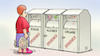 Cartoon: Organspendenbox (small) by Harm Bengen tagged spendenbox,kleiderspende,schuhe,organspende,muell,abfall,container,sammelstelle,harm,bengen,cartoon,karikatur