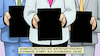 Cartoon: Schwarzer Grund (small) by Harm Bengen tagged jahresgutachten,wirtschaftsweisen,schwarze,schrift,schwarzem,grund,aussichten,konjunktur,gutachten,harm,bengen,cartoon,karikatur