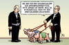 Cartoon: Schweinsgalopp (small) by Harm Bengen tagged schweinsgalopp,schweine,rennen,plenarsaal,sparschweine,bundestag,debatte,diener,saaldiener,rettungspaket,griechenrettung,griechland,eurokrise,schulden,staatsbankrott,bankenkrise,schuldenschnitt,hilfskredite,staatsanleihen,rückkauf,harm,bengen,cartoon,kari