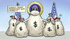 Cartoon: Trumps Kabinett (small) by Harm Bengen tagged donald trump regierung kabinett präsident geldsäcke geldsack dollar wall street kapitalisten harm bengen cartoon karikatur