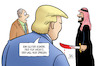 Cartoon: Trumps Saudi-Schutz (small) by Harm Bengen tagged kunde,spielen,waffenhandel,president,trump,journalist,tod,tot,istanbul,konsulat,botschaft,türkei,saudi,arabien,khashoggi,mord,harm,bengen,cartoon,karikatur