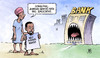 Cartoon: Welthungerbericht (small) by Harm Bengen tagged welthungerbericht,hunger,ernährung,bank,banken,wirtschaftskrise,unterstützung,entwicklungshilfe