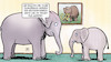 Cartoon: Zahnspange (small) by Harm Bengen tagged teuer,zahnspange,kieferorthopäde,bild,elefanten,kind,mammut,betrug,harm,bengen,cartoon,karikatur