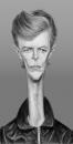 Cartoon: David Bowie (small) by markdraws tagged digital painting david bowie music musician rock and roll classic humor caricature speed paint illustration