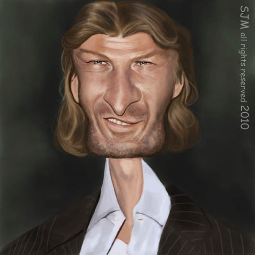 Cartoon: Sean Bean (medium) by jonesmac2006 tagged caricature