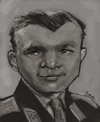 Cartoon: Uri Gagarin (small) by jonesmac2006 tagged uri,gagarin,caricature