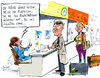 Cartoon: Die letzten Meilen (small) by pianoman68 tagged wulff,bundespräsident,bonusmeilen,flugmeilen,upgrade