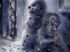 Cartoon: the hungry yeti (small) by nootoon tagged yeti,nootoon,illustration,germany,winter,snowflakes,carrot