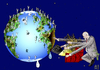 Cartoon: Who owns the earth? (small) by Dadaphil tagged earth,owner,erde,eigner,exploit,ausbeuten