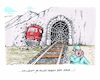 Cartoon: Bahnstreik (small) by mandzel tagged db,streik,hartnäckigkeit