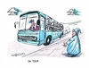 Cartoon: Fernbusse fahren in die Pleite (small) by mandzel tagged fernbusmarkt,pleiten,geier