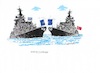 Cartoon: Nato-Staaten gegeneinander (small) by mandzel tagged mittelmeer,türkei,griechenland,ölvorkommen