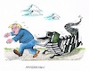 Cartoon: Trump in Bedrängnis (small) by mandzel tagged trump,abhörskandal,behauptung,fbi,nsa,usa,lügen,beweise,mandzel,karikatur