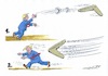 Cartoon: Trumps großer Wurf (small) by mandzel tagged trump usa eu strafzölle handel