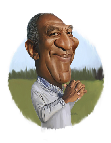 Cartoon: Bill Cosby (medium) by rocksaw tagged caricature,study,bill,cosby