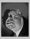 Cartoon: Alfred Hitchcock (small) by rocksaw tagged caricature,alfred,hitchcock