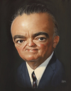 Cartoon: J. Edgar Hoover (small) by rocksaw tagged caricature,study,edgar,hoover
