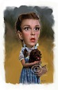 Cartoon: Judy Garland     Dorothy Gale (small) by rocksaw tagged caricature,judy,garland